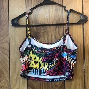 Graffiti crop top